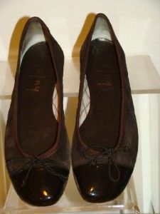 French Sole FS/NY Brown Passport Ballet Flat Shoe Shoes Size 7B