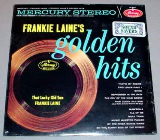 Frankie Laines Golden Hits. Mercury ML 8017 stereo 12 LP record