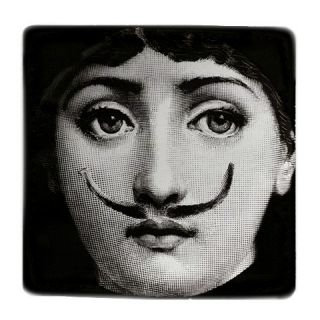 fornasetti mustache double side cushion case cover this cushion case