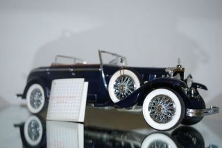Franklin Mint 1926 Mercedes Benz Model K 1 24 Display Piece 1 24 K