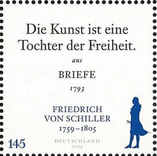 Germany Stamp 2009 Friedrich Von Schiller People