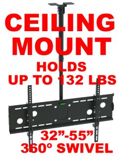  Plasma Flat Screen TV Ceiling Mount Tilt 32 55 inch bracket hdtv panel
