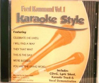 Fred Hammond Volume 1 New Christian Gospel Karaoke Style New CD G 6