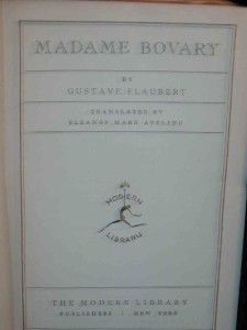 antique book madame bovary gustave flaubert
