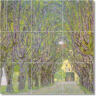 Avenue In The Park Of The Schloss Kammer by Gustave Klimt