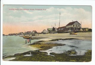 Williams House Beach Fortescue New Jersey NJ Old Postcard Cumberland