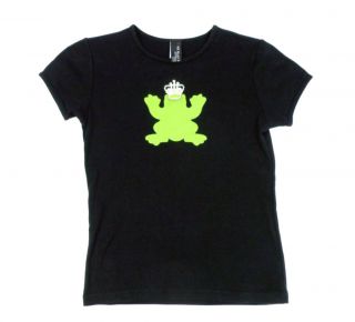 My Flat in London Frog Prince Rhinestone T Shirt Top Womens s Small