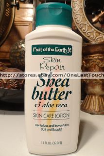   of the Earth SKIN REPAIR Lotion SHEA BUTTER Aloe Vera 11 oz BIG FOTE