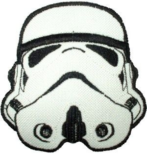 Star Wars Clone Trooper Helmet Embroidered Patch Vader