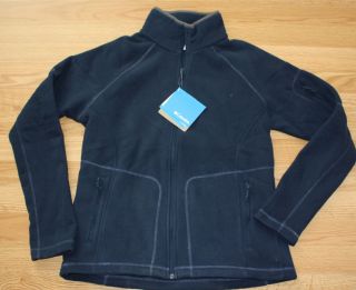 Womens Columbia Blue Fleece Fast Trek II Full Zip Jacket Size Small S