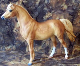 Lovely Chestnut cm Breyer Proud Arabian Mare OOAK with Resin Tail L K