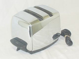 vintage chrome sunbeam 2 slot toaster t 20b t20b