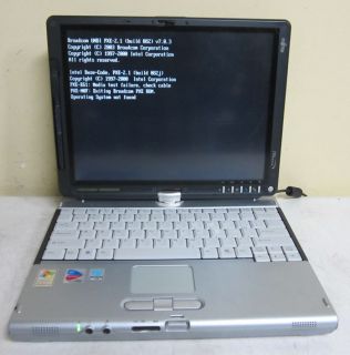 Fujitsu LifeBook T4010 Tablet PC Pentium M 1 6GHz 1GB 40GB Laptop WiFi
