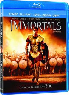 Immortals DVD Blu Ray Digital Combo Blu Ray New Blu