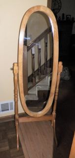  is for a New Oak Full Length Tilting Dressing Bedroom Cheval Mirror