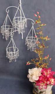  Removable Crystals Votive Candle Holders Floral Crafting