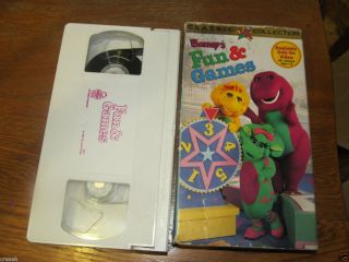  Barney Barney's Fun Games VHS 1996