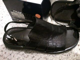 Francesconi Sandals Mens Made in Italy Vacchetta Nero 41 8 8 1 2 62135