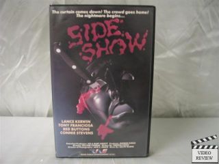 Side Show VHS Lance Kerwin Tony Franciosa Red Buttons