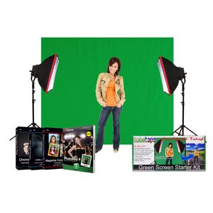  Green Screen Photo Starter Kit  Lighting & Software