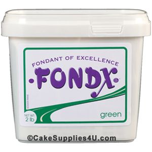 Fondx Rolled Fondant Icing Green 2 Lb