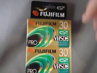 Fuji Film VHS C TC 30 2 Pack