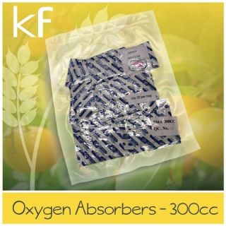  Oxygen Absorbers 5 Packs of 20ea Food Storage Vacuum Mylar Bags