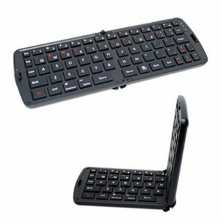 Portable Fold Up Mini Bluetooth Wireless Keyboard iPad2 iPhone4