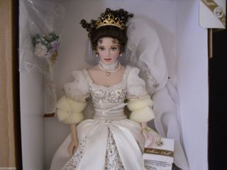 Franklin Mint Faberge Natalia Porcelain Spring Bride Doll Pristine