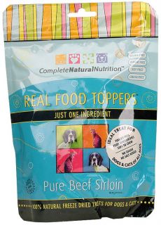 real food toppers pure beef sirloin 4 oz real food toppers pure beef