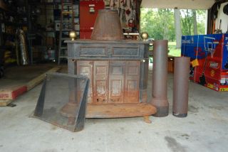 Montgomeryward Franklin Heater YMT 21015R Wood Burning Stove Great For