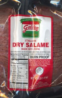  Dry Salame Made by Famous Gallo Salami Huge 4 Pounds FreeShip