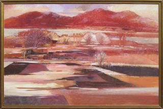 Bolton Smith Gallup Original Oil Painting on Canvas Landscape Make