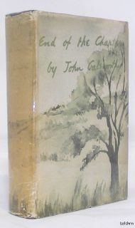 End of The Chapter John Galsworthy 1934  U S