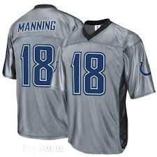  Colts P Manning 18 Reebok Dazzle Football Jerseys Flawed