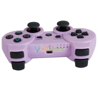 Wireless Bluetooth Game Controller for Sony PS3 Light Purple