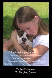 Animal Dog Shelter Pit Bull Rescue Fundraising Poster