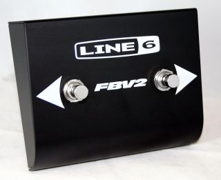 Line 6 FBV2 2 Button Guitar Amp Footswitch with Locking Cable Included