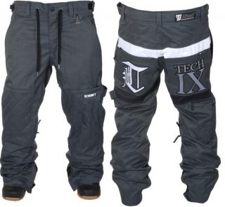 Mens Rugby Freestyle Halfpipe Snowboard Deck Pant Apparel Winter Gear