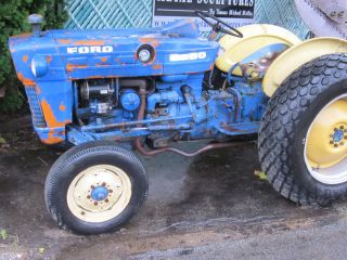 FORD 2000 TRACTOR WOODS MD160 5 BRUSH CUTTER MOWER 12 SPEED OVER UNDER