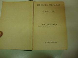 frederick the great 1887 louisa muhlbach romance