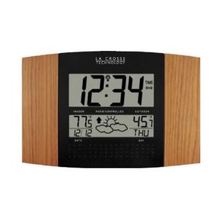 La Crosse WS8157 Atomic Digital Wall Clock w/ Forecast
