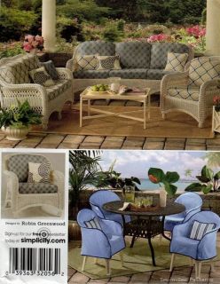 Outdoor Patio Furniture Chair Cover Cushions Pattern