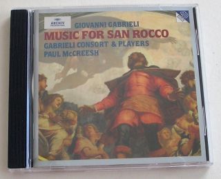 Giovanni Gabrieli Music for San Rocco Gabrieli Consort Mccreesh