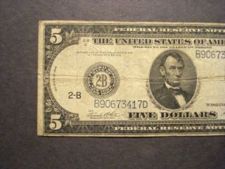 Dollar 1914 Federal Reserve Note Friedberg 851C New York