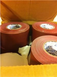 Pro Gaffer Multi Purpose Vinyl Coated Cloth Tape Burgundy 12 Rolls 4