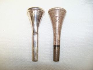  Holton Galaxy 20 and Yamaha 30C4 French Horn Mouthpiece Lot