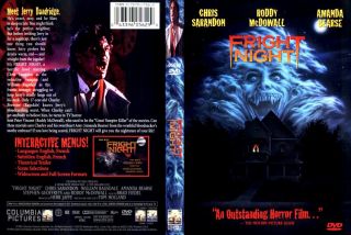 Fright Night Pt. 2, II (DVD Artisan + Fright Night 1 (DVD) Lot/ OOP
