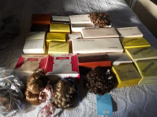 Lot of 27 Doll Wigs NIB Kemper, Global, Dynel, Playhouse All Colors