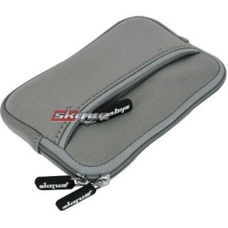 Soft Carry Sleeve Case Gray for Garmin Nuvi 1490T 1490LMT 1450LMT